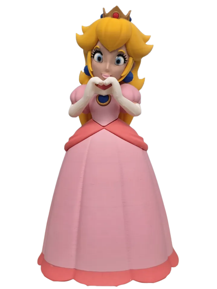 Princesa Peach em Miniatura 3D Premium