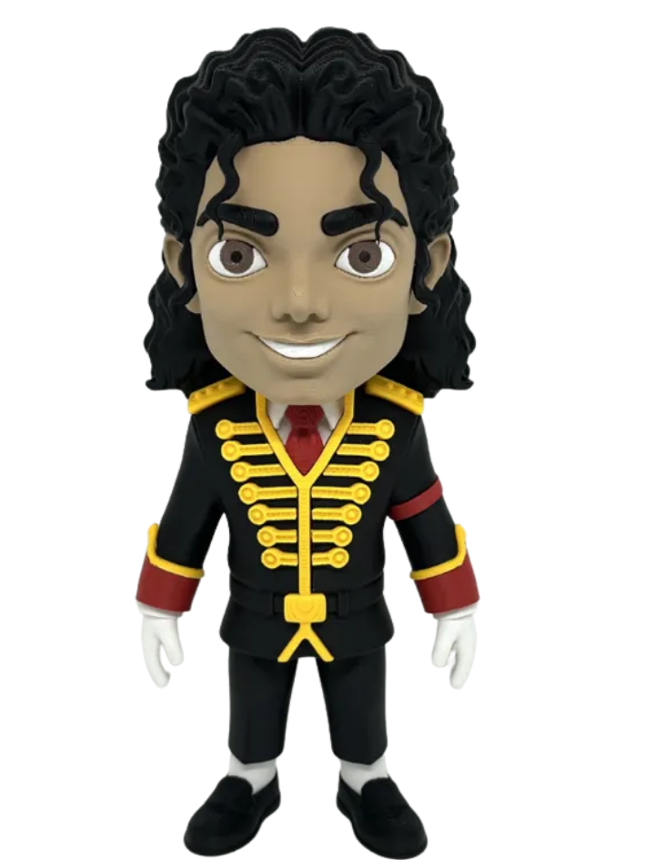 Michael Jackson em Miniatura 3D Premium