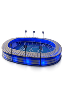 Estádio Olímpico em Miniatura 3D  + Cortesia.
