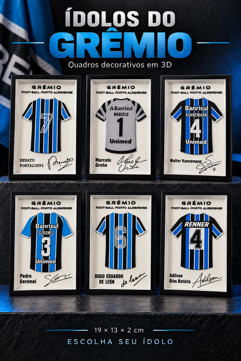 Quadrado decorativo Grêmio